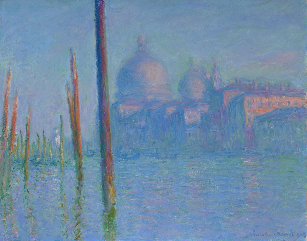 “The Grand Canal, Venice,” by Claude Monet, 1908. Fine Arts Museums of San Francisco, Gift of Osgood Hooker.