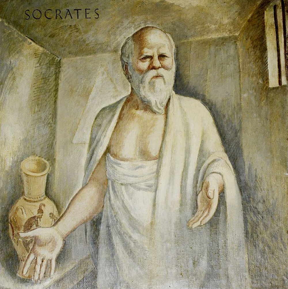 Socrates, by Boardman Robinson, 1937. Photograph by Carol M. Highsmith. Library of Congress, Prints and Photographs Division.