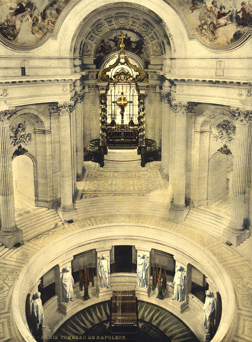 Napoleon’s tomb, c. 1890. Photograph by Detroit Publishing Co. Library of Congress, Prints and Photographs Division.