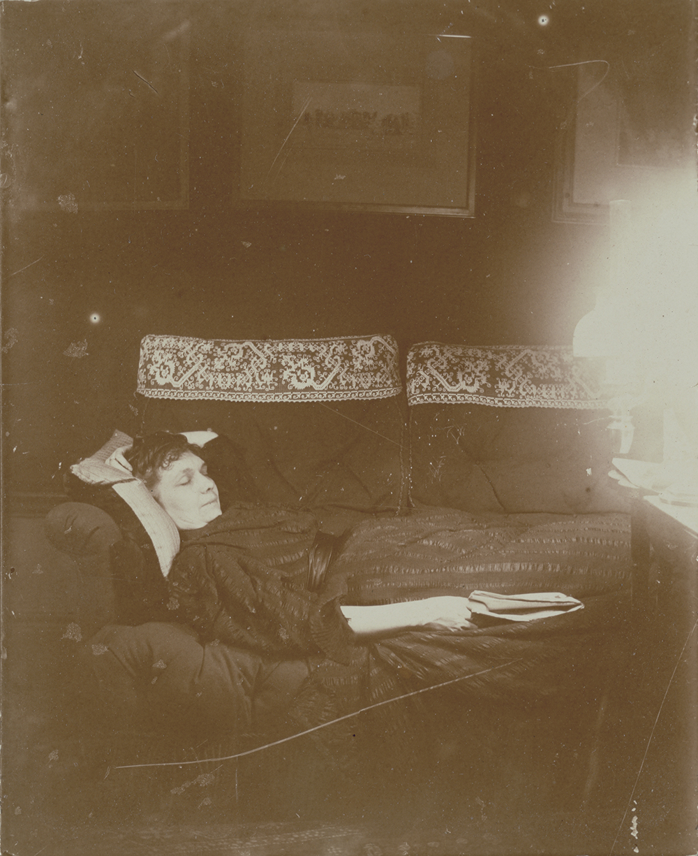 Louise Halévy reclining, 1895. Photograph by Edgar Degas. The J. Paul Getty Museum.