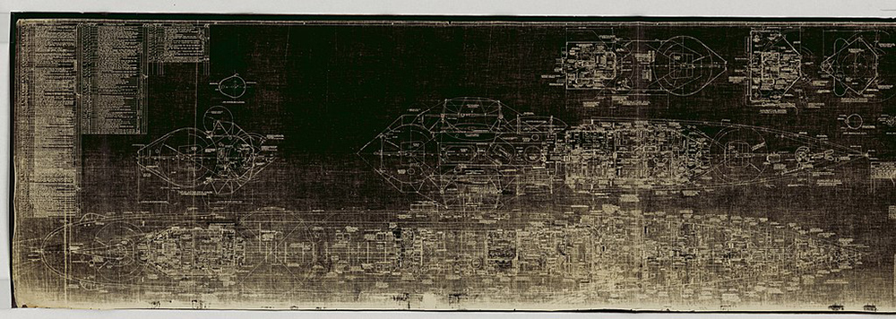 <em>USS Hull (DD-350): General Arrangement. Main-Forecastle Decks & Bridges</em>, 1932. Wikimedia Commons