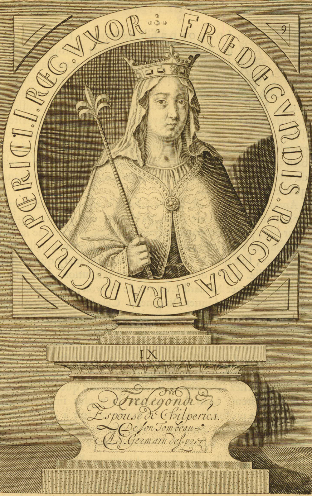 Portrait of Fredegund, c. 1634. British Museum.