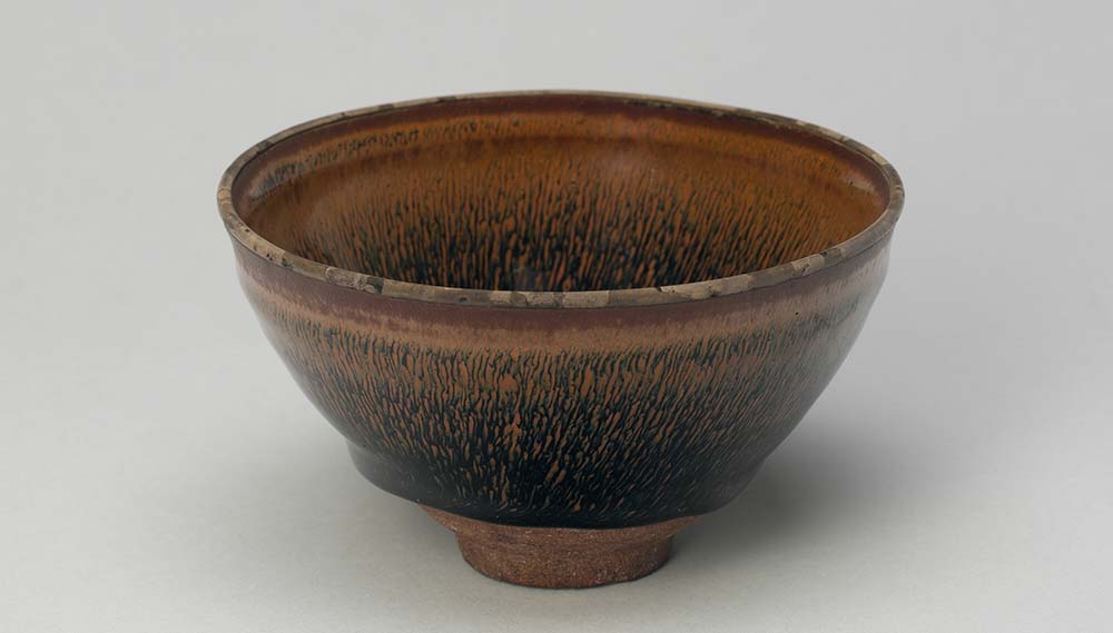 Tea bowl, China, twelfth century.