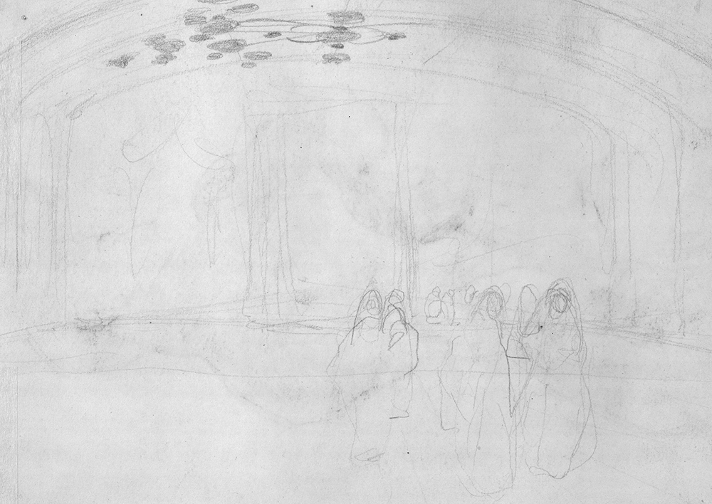 Study for “Women Approaching,” by John Singer Sargent, c. 1890. The Metropolitan Museum of Art, Gift of Mrs. Francis Ormond, 1950.