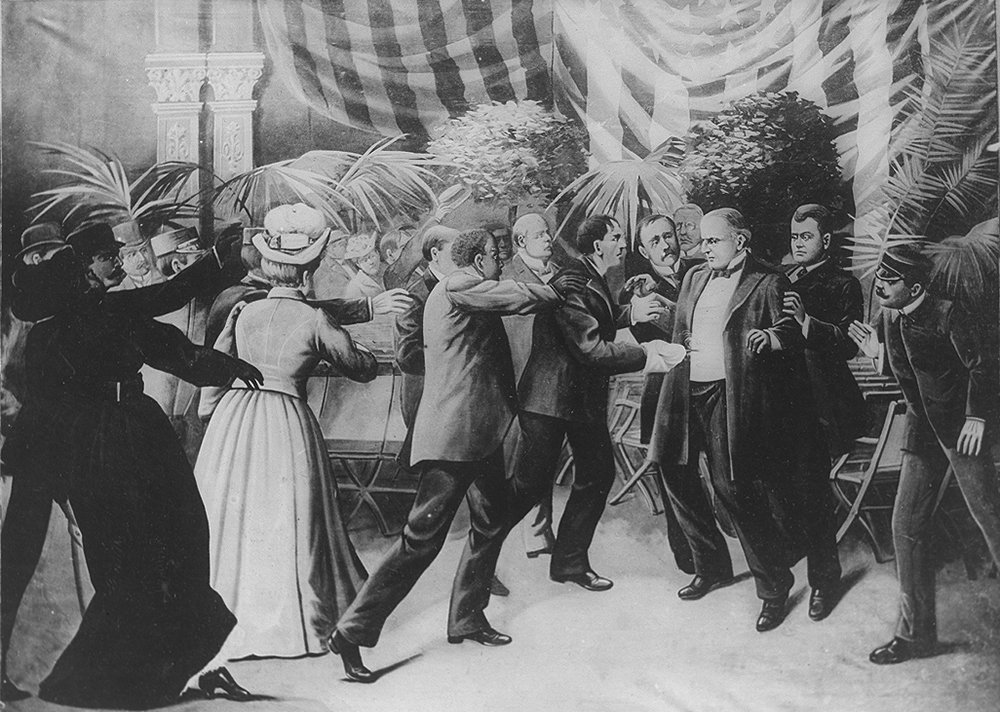 The Assassination of President McKinley, by T. Dart Walker, c. 1905. Library of Congress, Prints and Photographs Division.