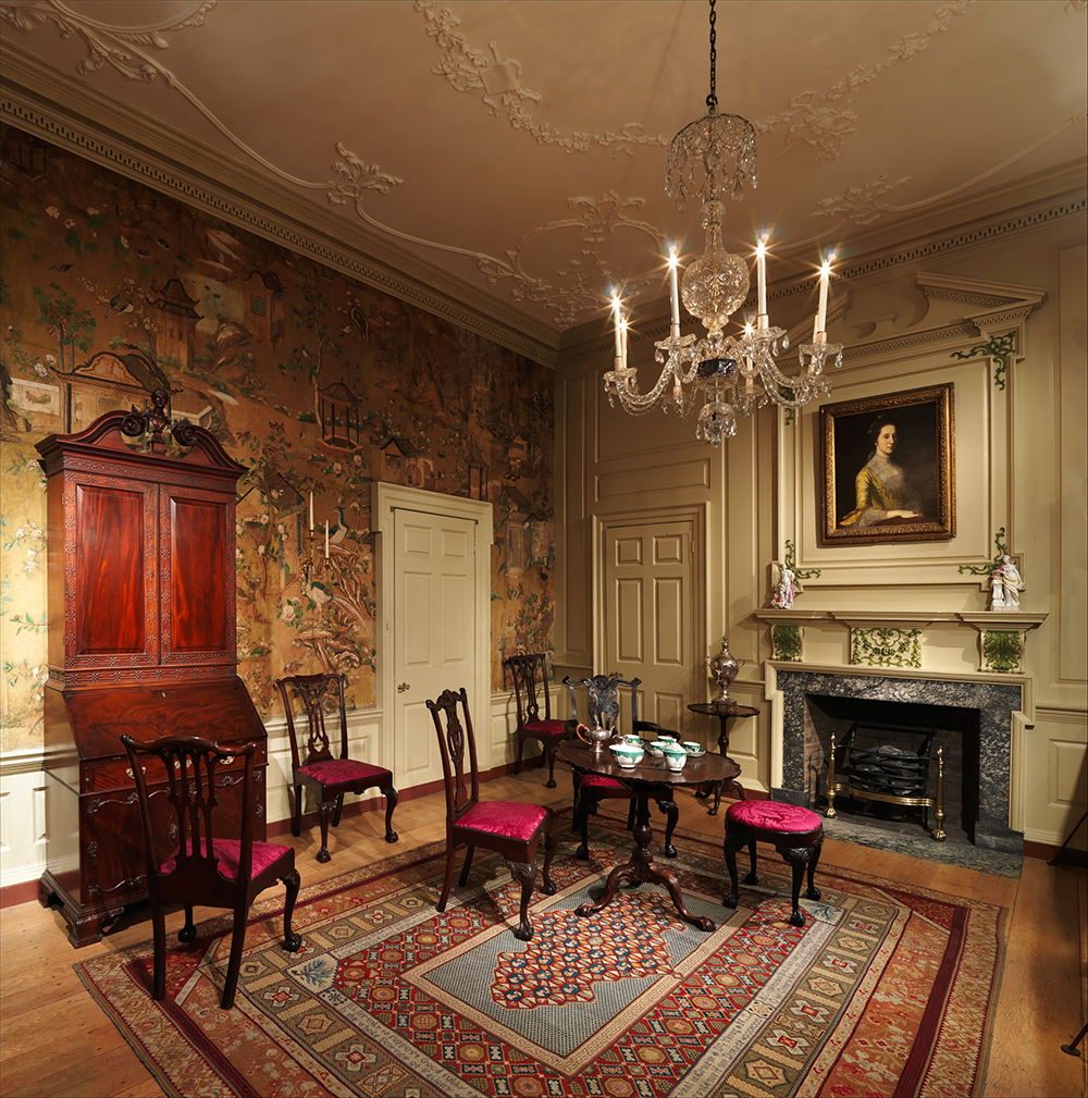 Room from the Powel House, Philadelphia, 1765–66, remodeled 1769–71. The Metropolitan Museum of Art, Rogers Fund, 1918.