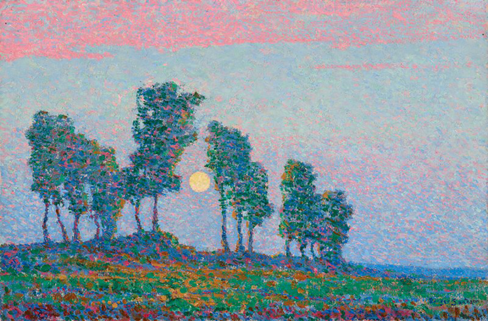 Evening, by Birger Sandzén, c. 1910.