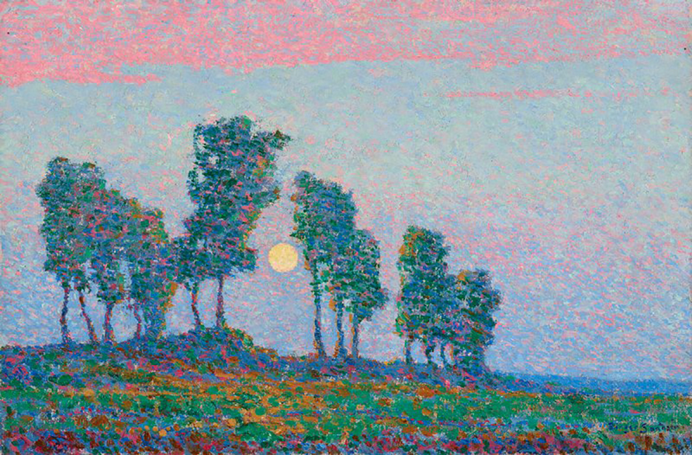 Evening, by Birger Sandzén, c. 1910.