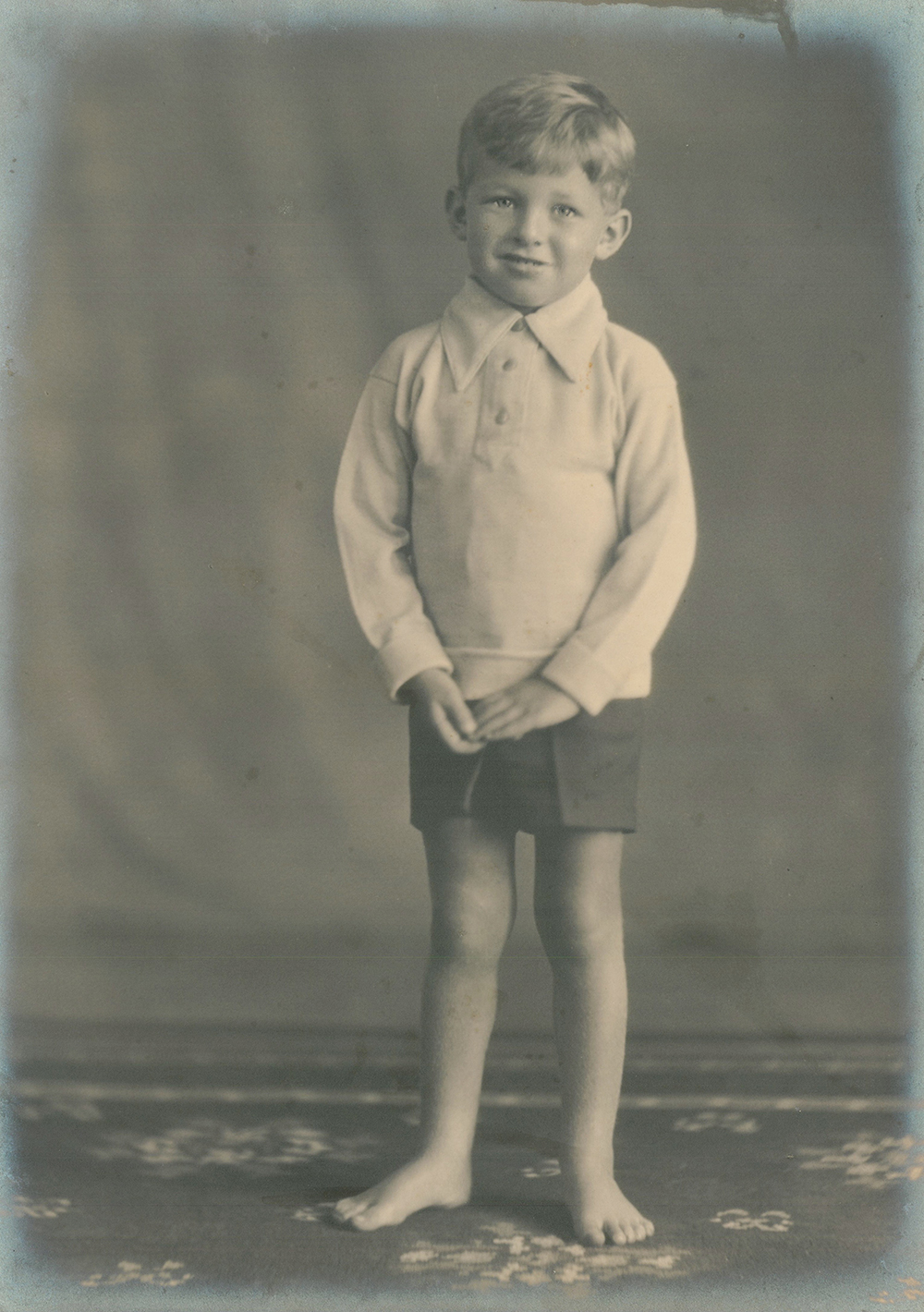 Sylvester Stein, age six. Courtesy of Sarah Cawkwell.