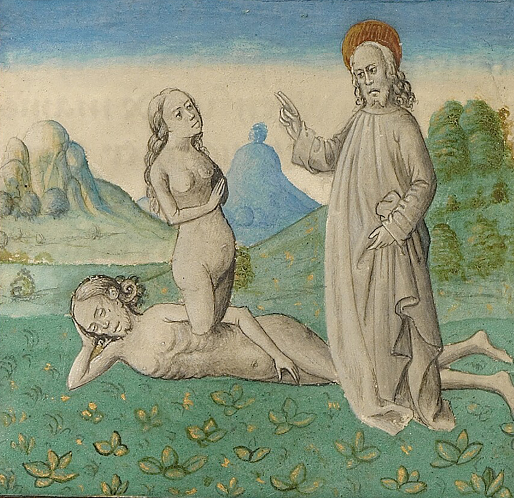 The Creation of Eve, Belgium, c. 1475.