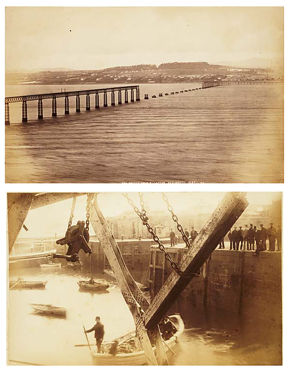 Photographs from the Tay Bridge inquiry, c. 1886. Commissioned by John Trayner. National Library of Scotland (CC BY 4.0).