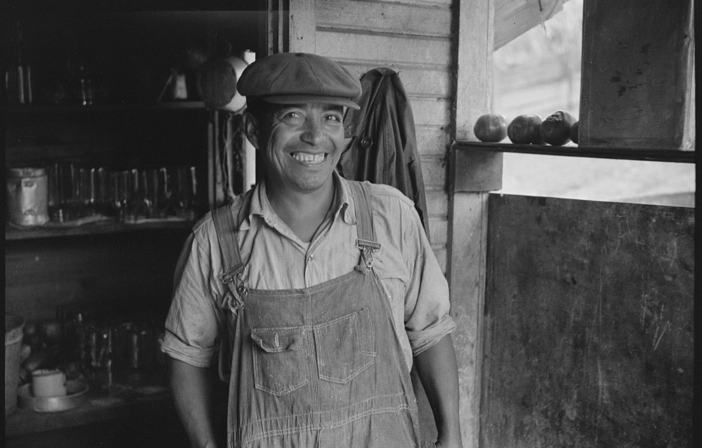 Mexican miner, Bertha Hill, Scotts Run, West Virginia, 1938. Photograph by Marion Post Wolcott. Library of Congress, Prints and Photographs Division.