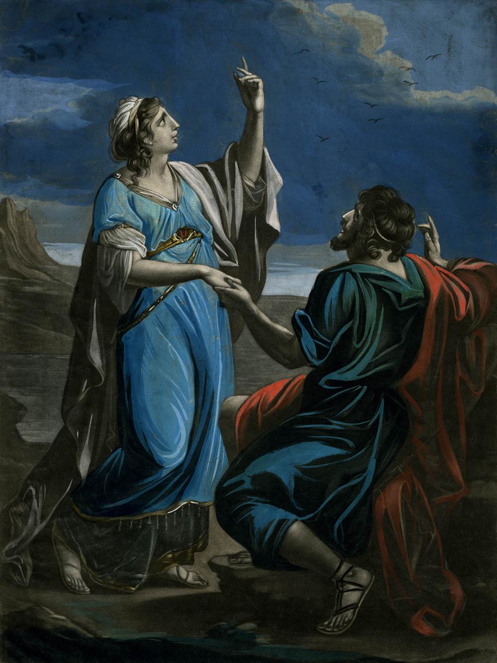 “The Oath of Calypso,” by Angelica Kauffman and William Smith, 1777. The British Museum. 