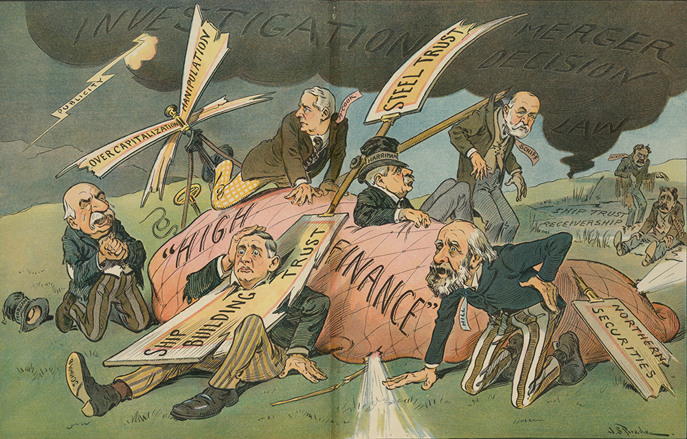 “Another Airship Failure,” by J.S. Pughe, from Puck, April 20, 1904. Library of Congress, Prints and Photographs Division.