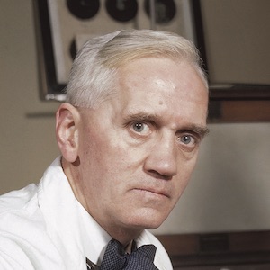 A photograph of Alexander Fleming