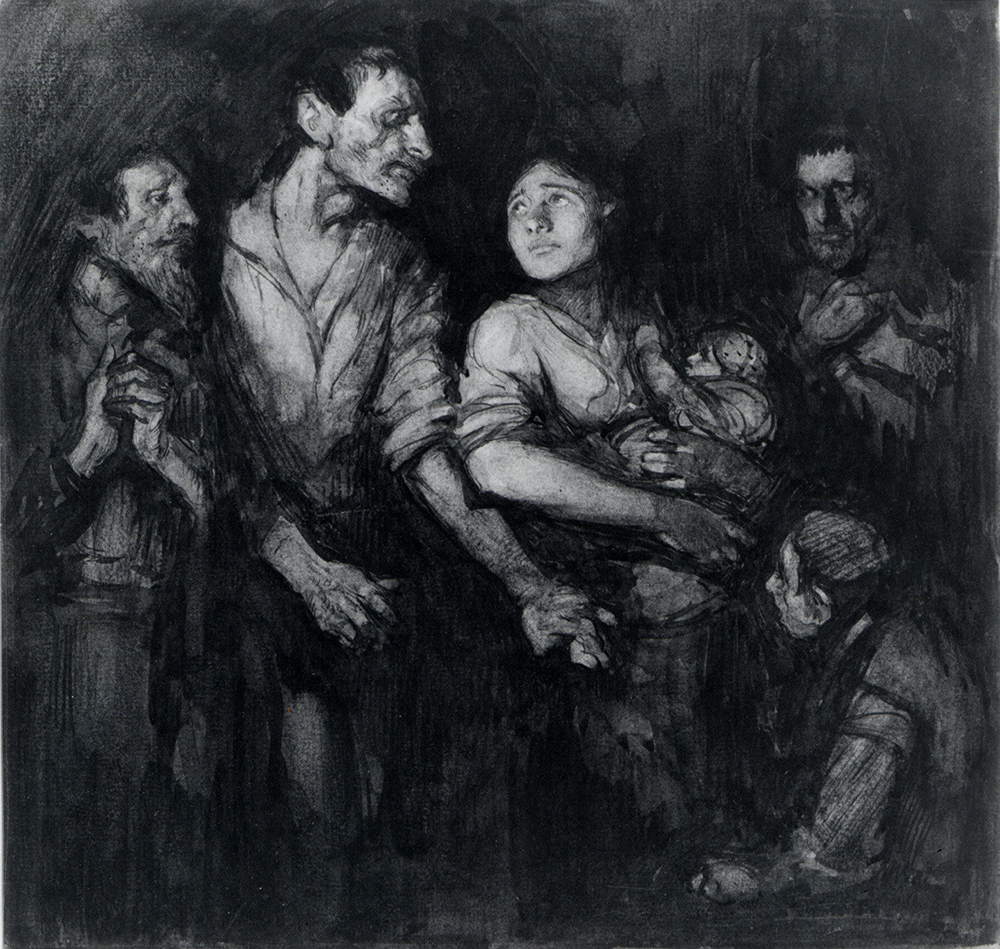 “The Refugees,” by John Henry Amschewitz, c. 1906. The Metropolitan Museum of Art, Gift of Spencer Bickerton, 1933.