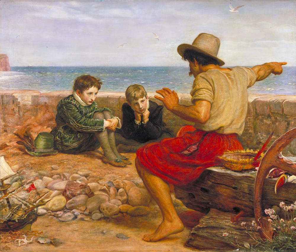 The Boyhood of Raleigh, by John Everett Millais, 1870. Photograph © Tate (CC-BY-NC-ND 3.0).