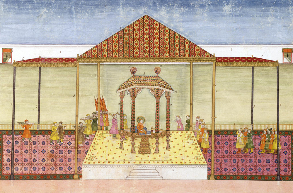 The Mughal Emperor and His Court, c. 1774. Victoria and Albert Museum.