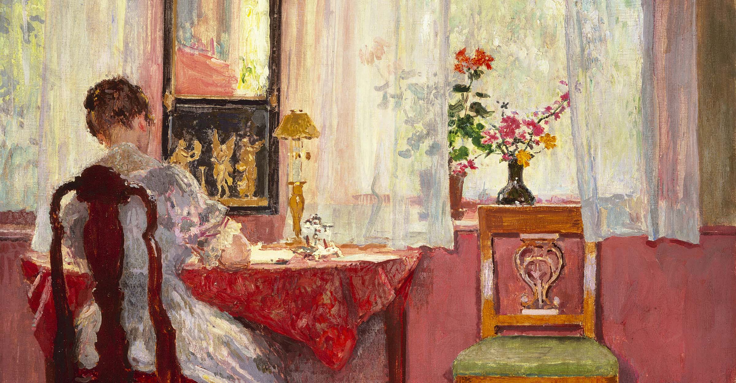 Writing, by Gari Melchers, c. 1905 