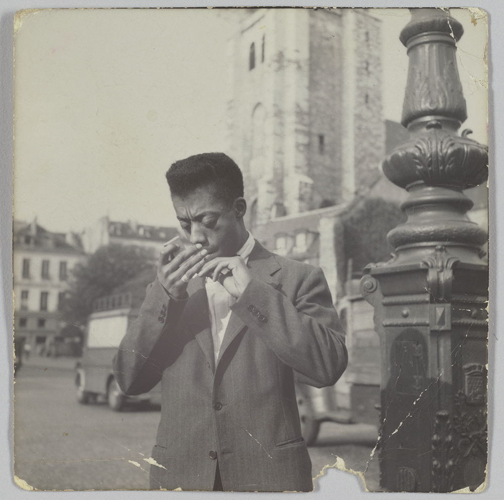 James Baldwin. Photograph by Carrie Lee. National Museum of African American History and Culture, James A. Baldwin Collection.