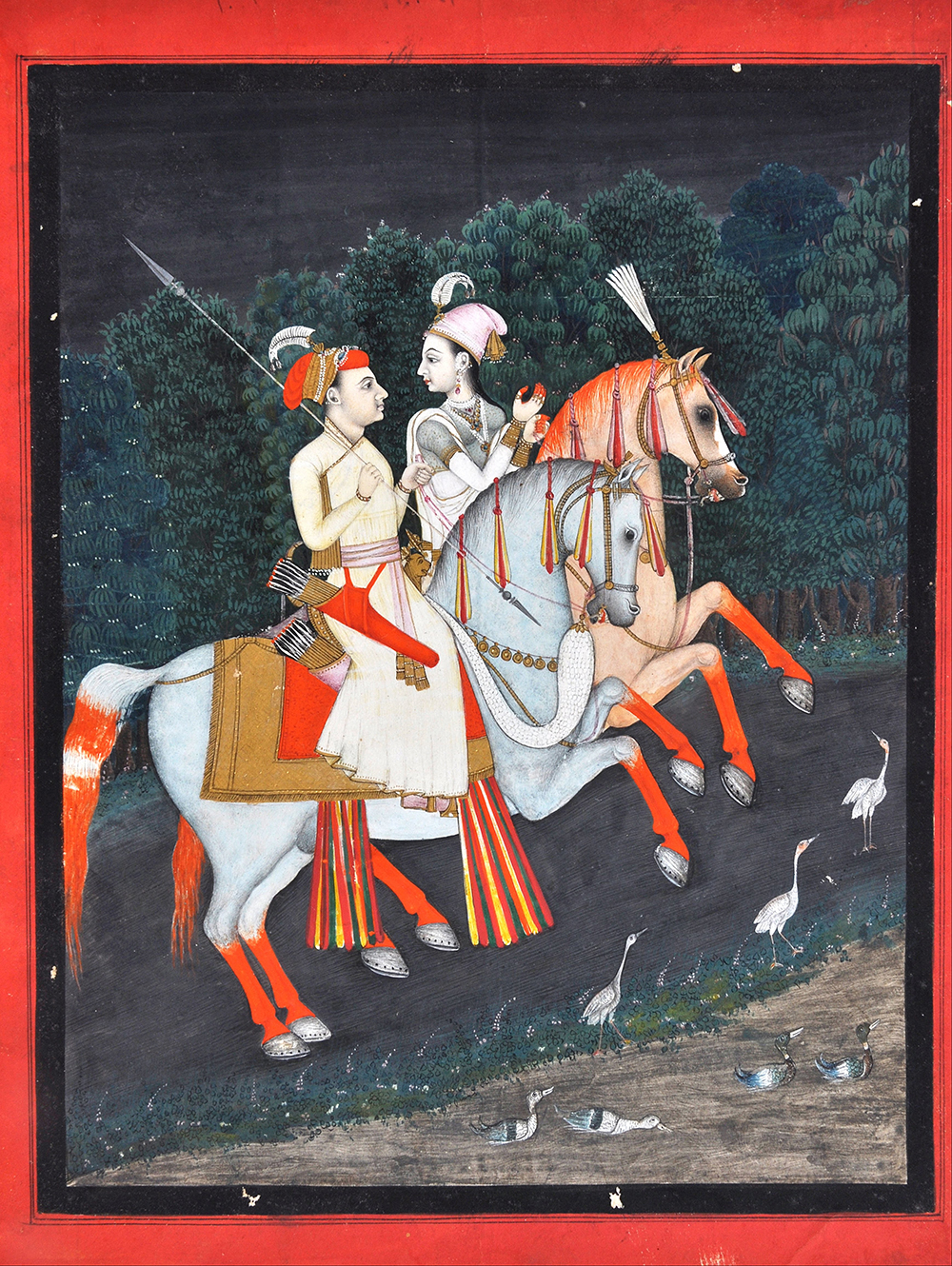 Baz Bahadur and Rani Rupmati, 1800. Wikimedia Commons, National Museum, New Delhi.