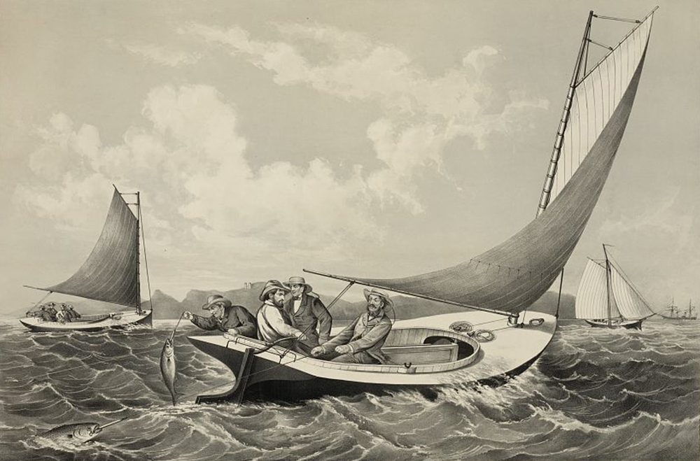 “Trolling for Blue Fish,” by Frances Flora Bond Palmer, c. 1866. Library of Congress, Prints and Photographs Division.