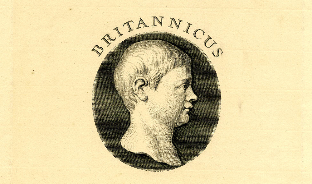 Portrait of Britannicus, by Nicholas Beauvais, c. 1702. © The Trustees of the British Museum.