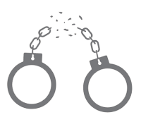 Broken handcuffs