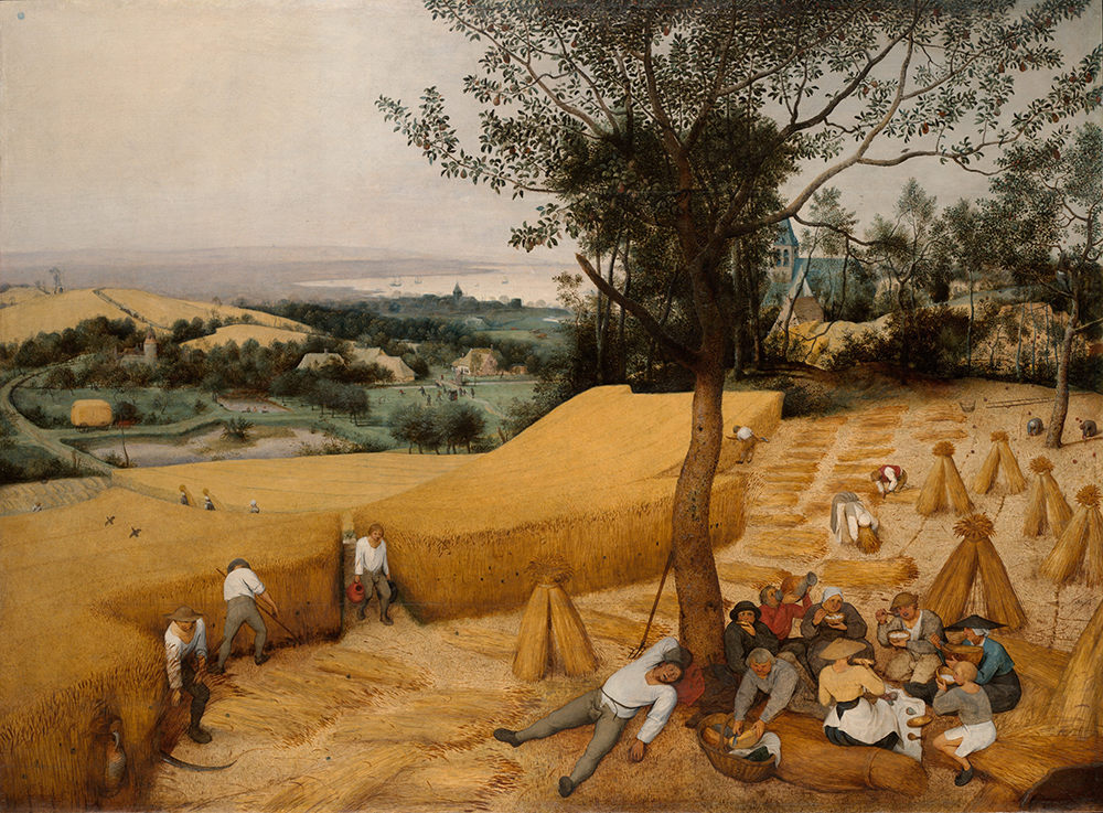 The Harvesters, painting by Pieter Bruegel the Elder, 1565. The Metropolitan Museum of Art, Rogers Fund, 1919.