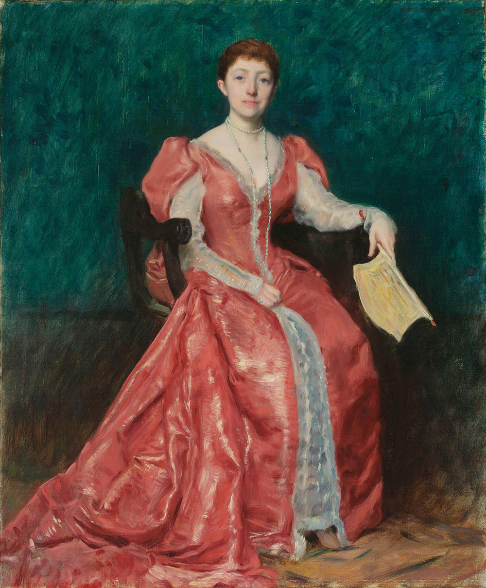 Isabella Stewart Gardner, by Dennis Miller Bunker, 1889.