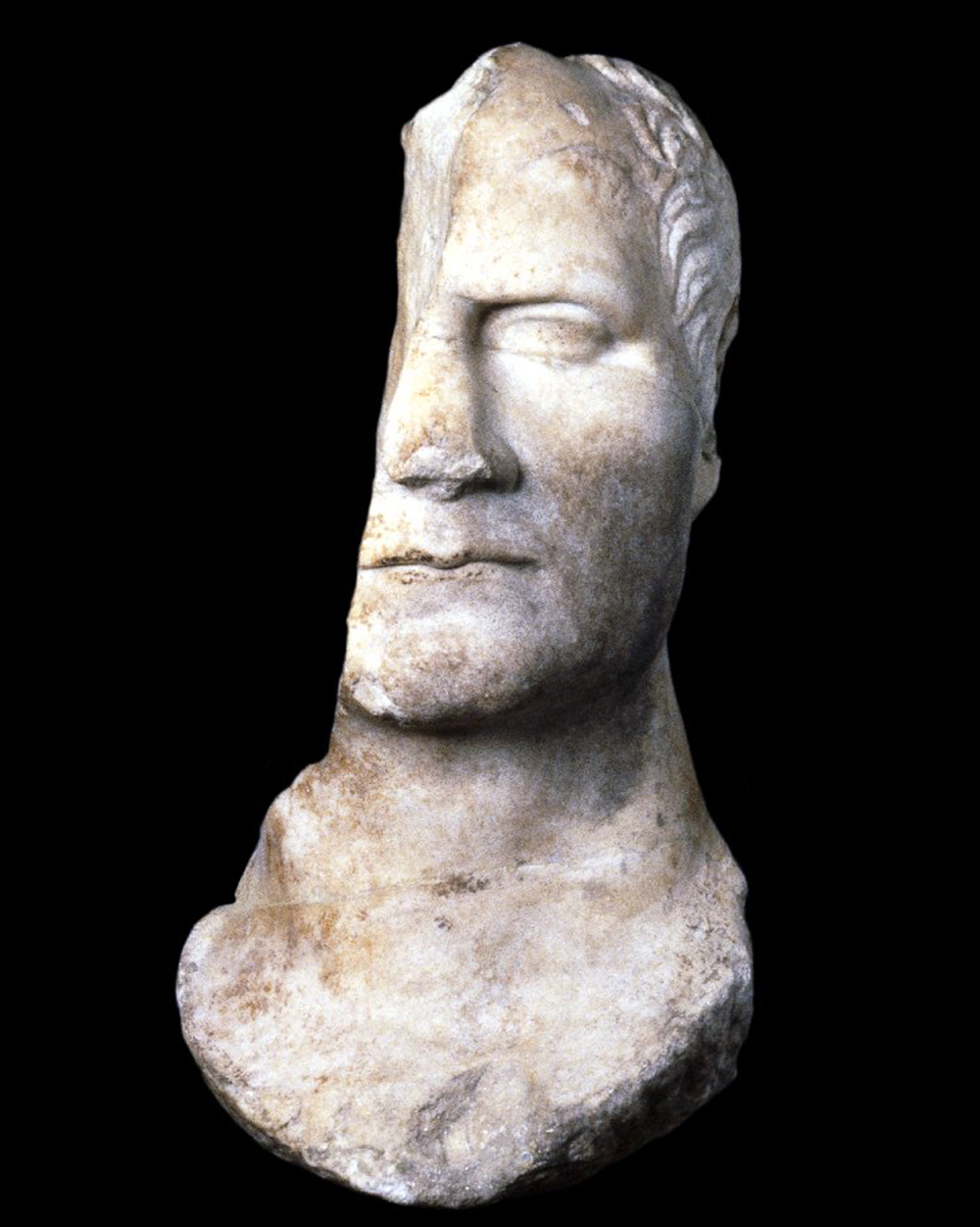  Marble portrait of Julius Caesar, c. 50. © The Trustees of the British Museum.