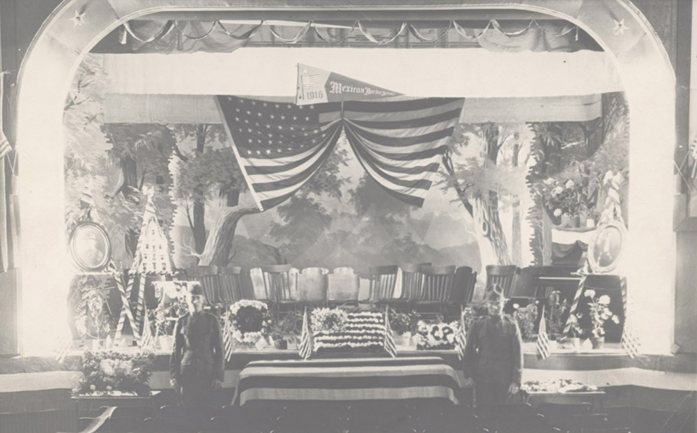 Grosvenor P. Cather’s funeral service, 1921. Nebraska State Historical Society, Willa Cather Pioneer Memorial and Educational Foundation.