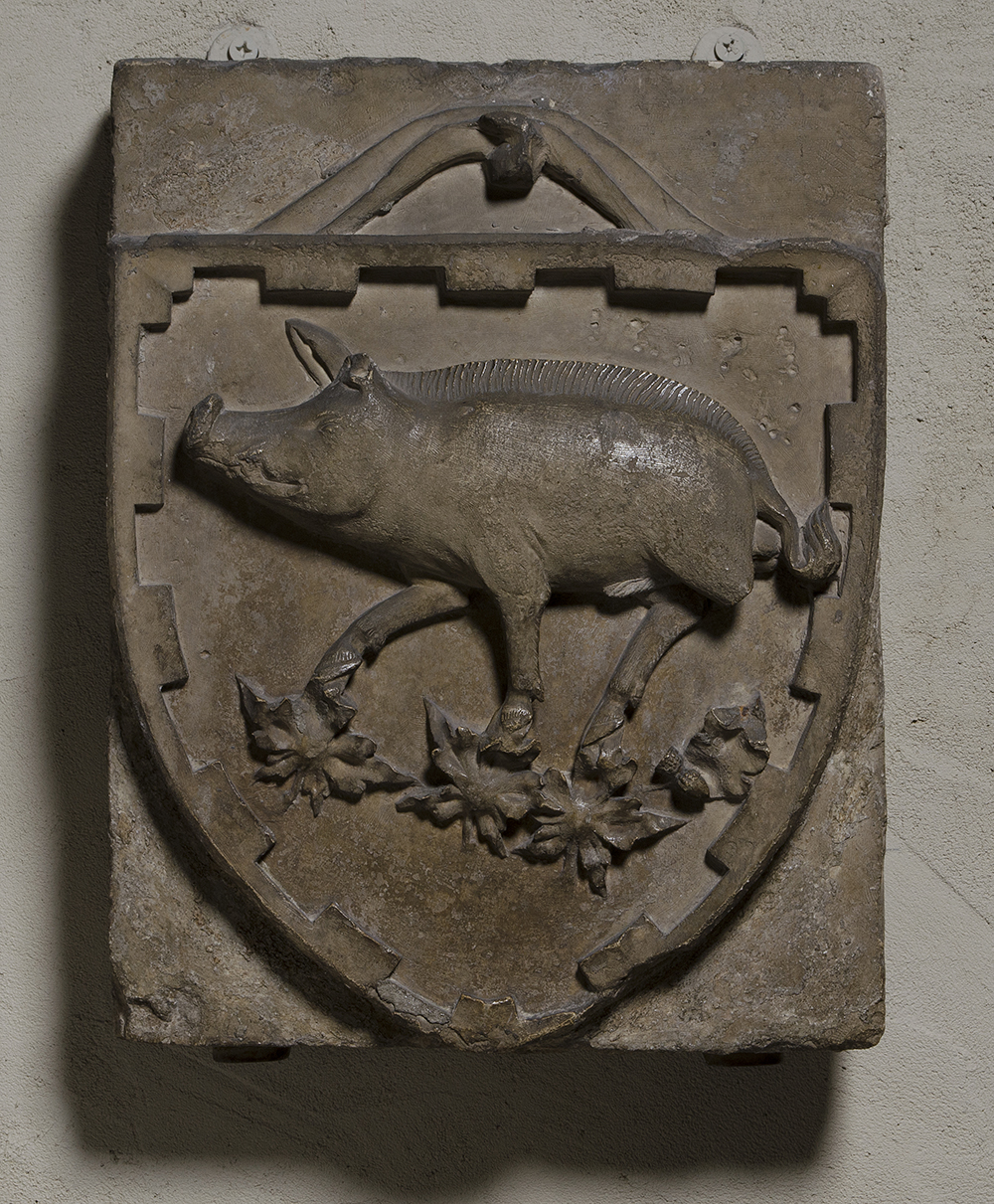 Coat of arms, France, late thirteenth or early fourteenth century.