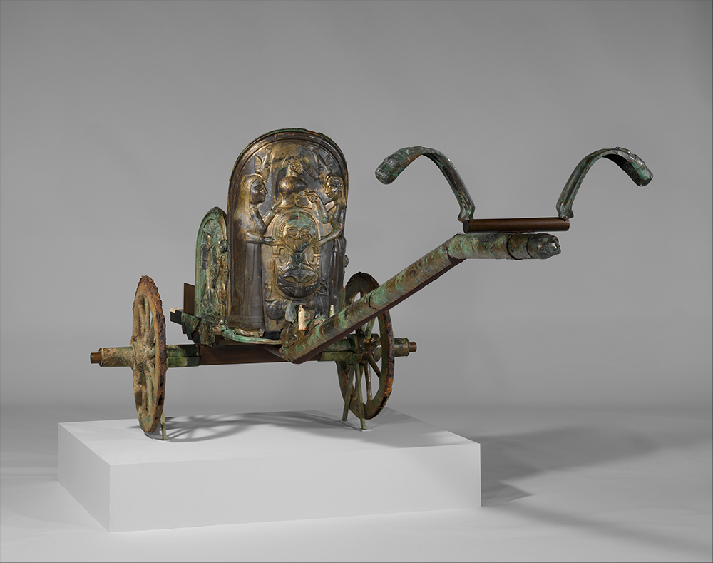 Bronze chariot inlaid with ivory. The Metropolitan Museum of Art, Rogers Fund, 1903.