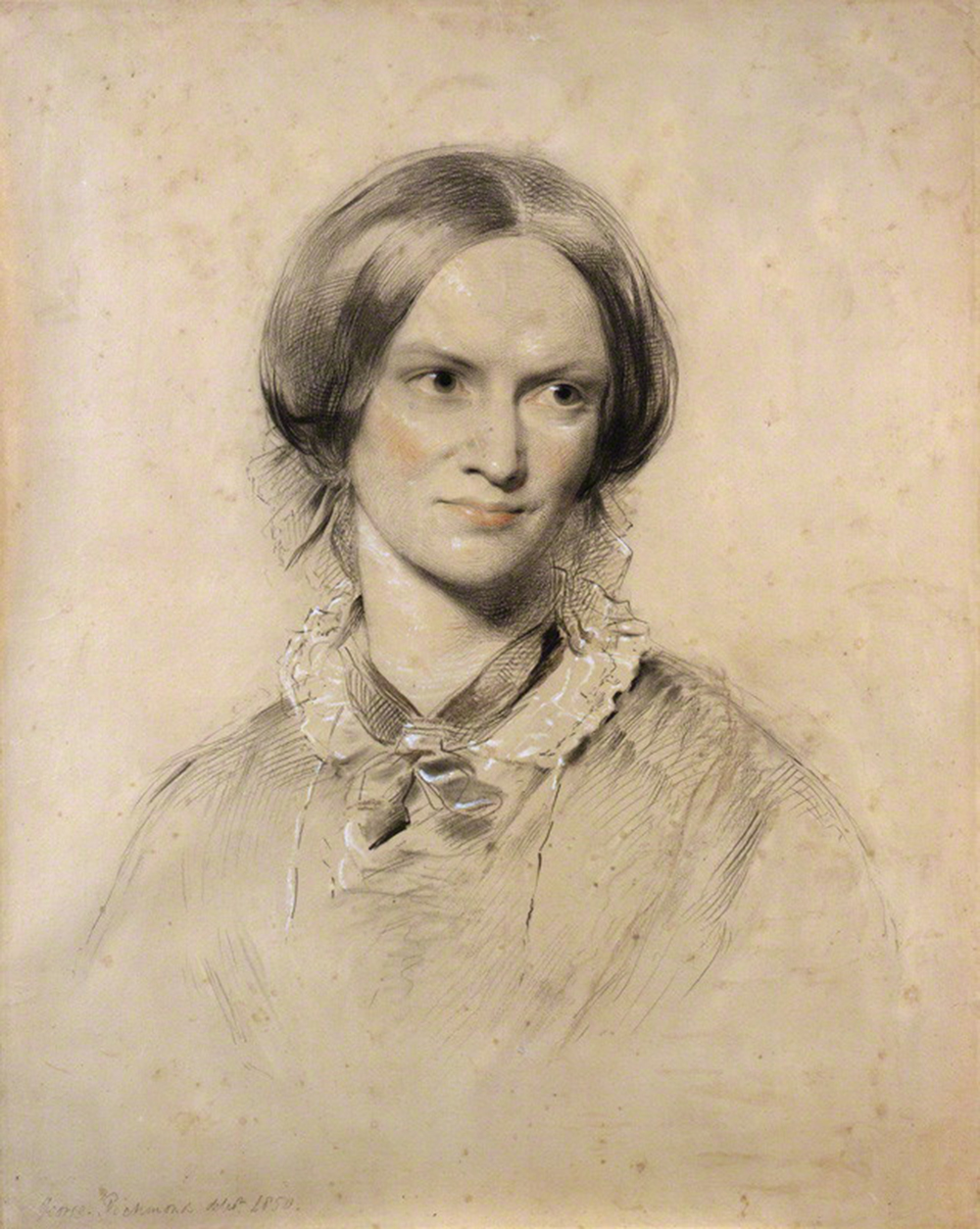 Charlotte Brontë, chalk drawing by George Richmond, 1850. © National Portrait Gallery, London.