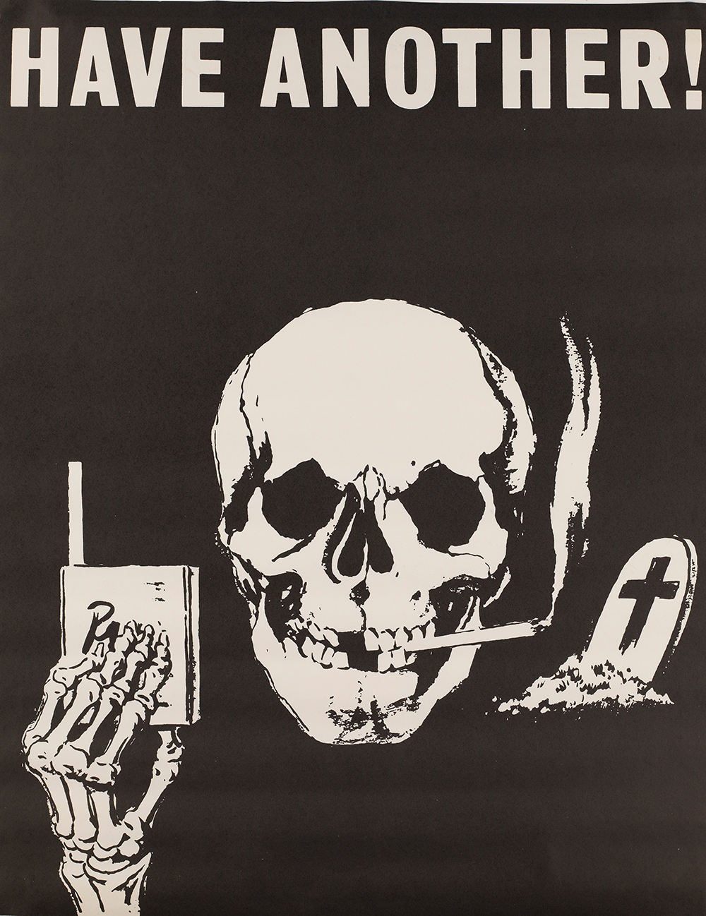 An anti-smoking poster. Wellcome Collection.