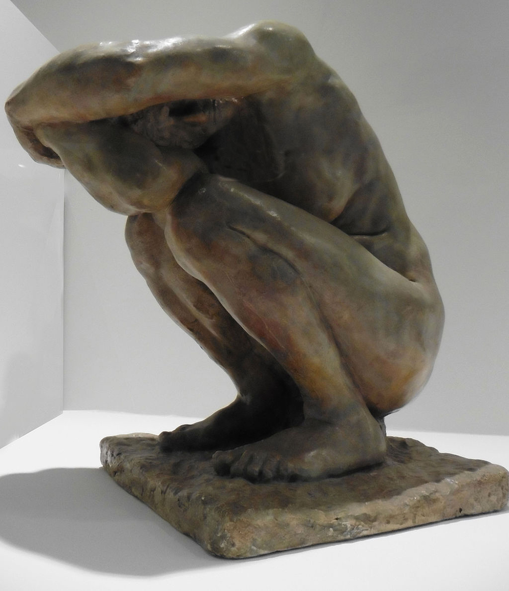 “Femme accroupie” (Woman crouched), by Camille Claudel, c. 1884-85.