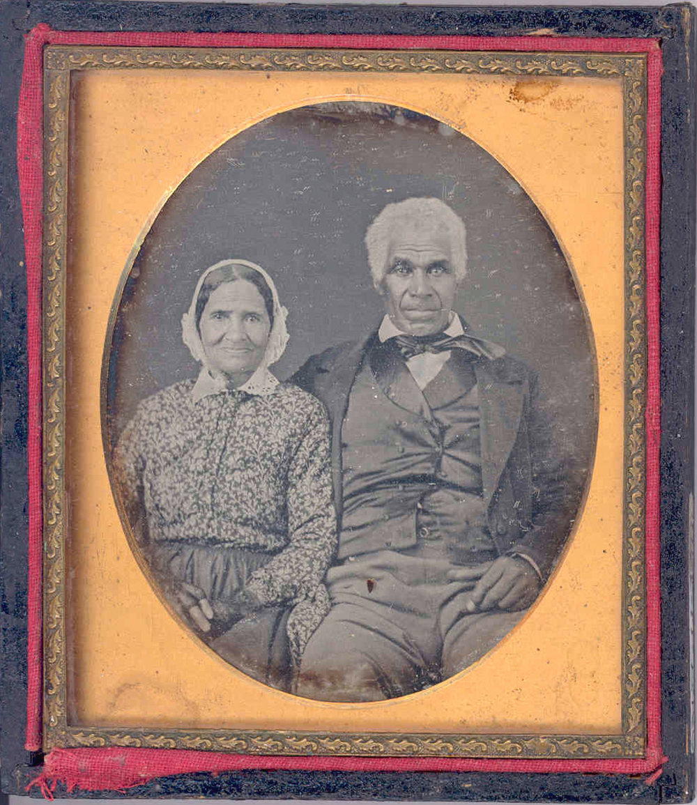 Enoch and Deborah Harris, c. 1860. Courtesy of the Kalamazoo Valley Museum.