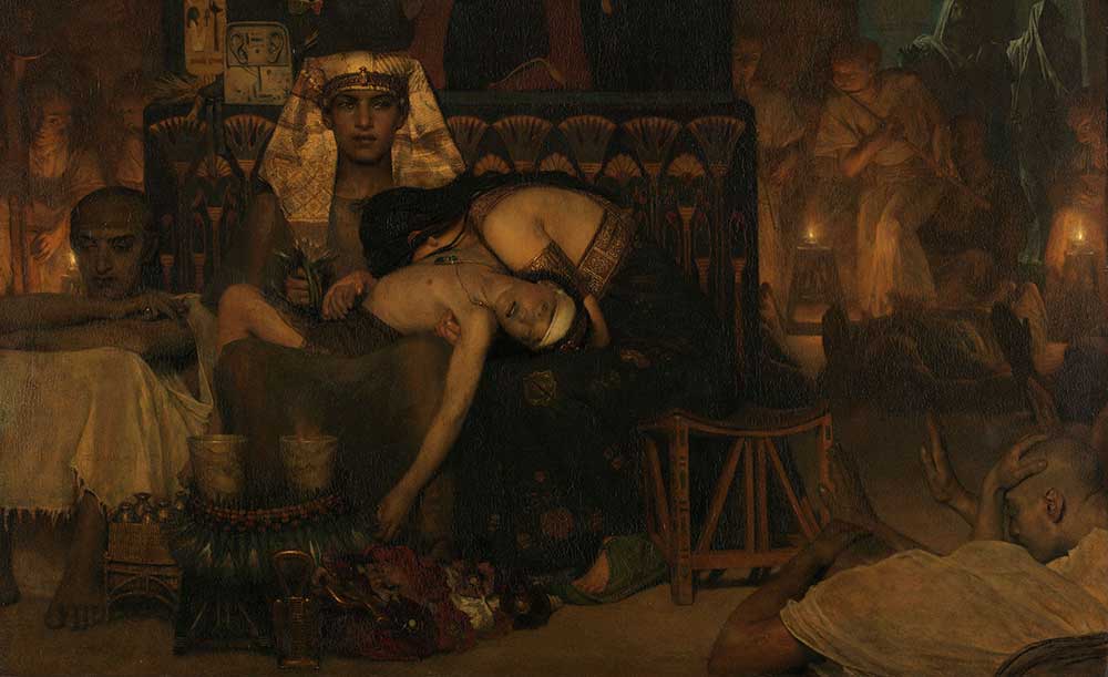 The Death of the Pharaoh’s Firstborn Son, by Lawrence Alma-Tadema, 1872.