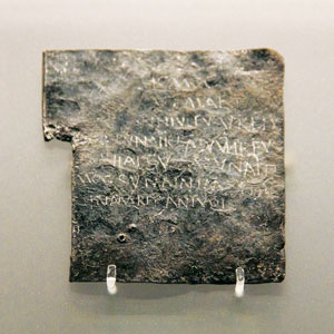 A curse tablet