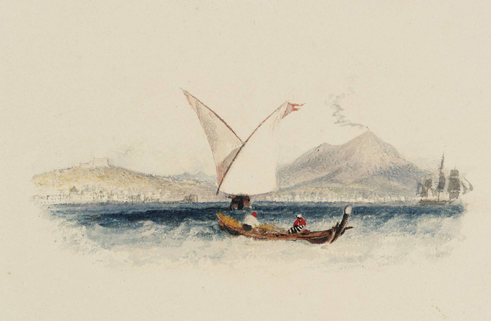 Bay of Naples, for Rogers’ Italy, by J.M.W. Turner, 1826. Photograph © Tate (CC-BY-NC-ND 3.0).