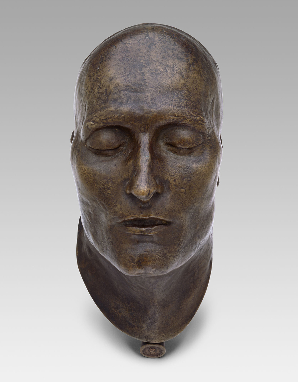 Death mask of Napoleon by Dr. C. Francesco Antommarchi and Louis Richard and E. Quesnel, modeled in 1821 and cast in 1833. The Art Institute of Chicago, Estate of E. Blake Blair.