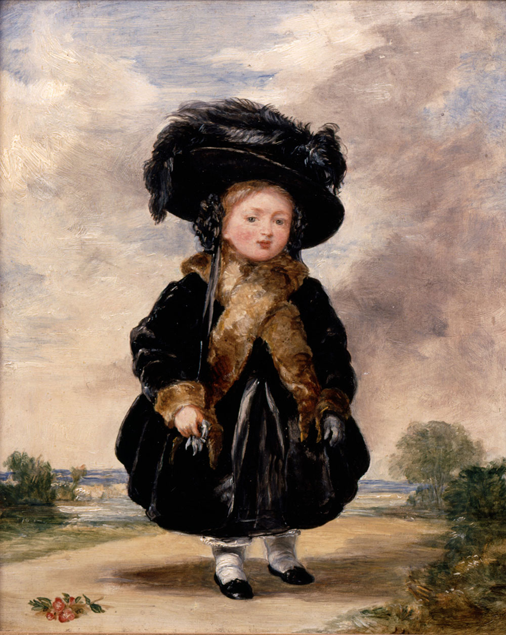 Princess Victoria, Aged Four, by Stephen Poyntz Denning, 1823. Google Art Project, Dulwich Picture Gallery.
