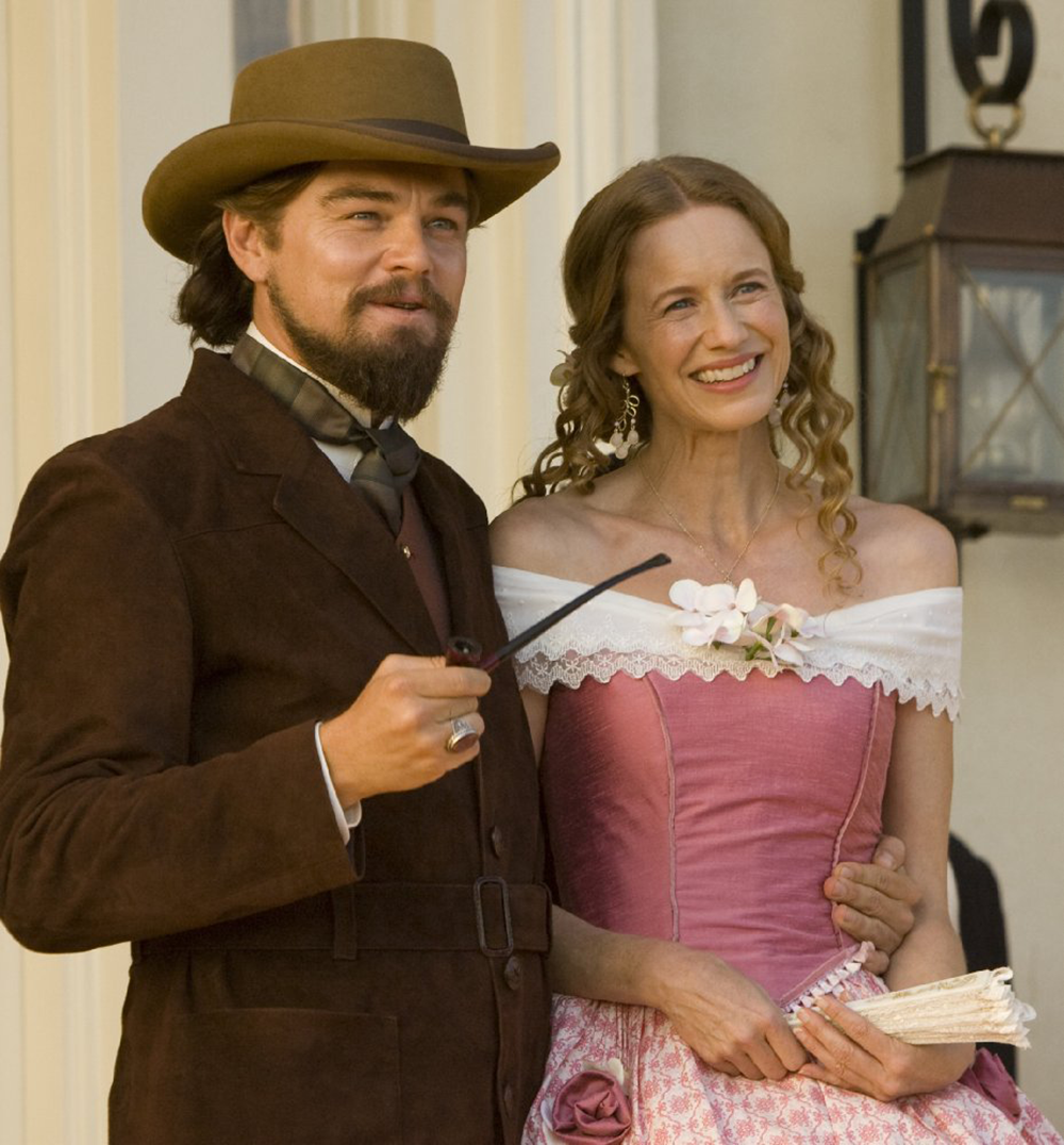 Leonard DiCaprio and Laura Cayouette in “Django Unchained” (2012). The Weinstein Company.