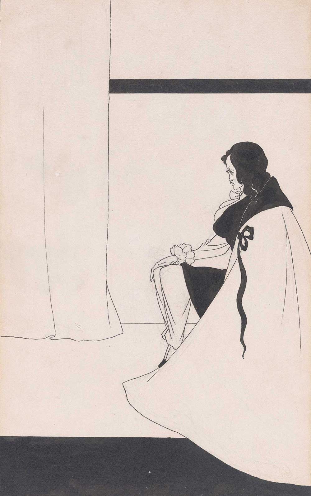 The Fall of the House of Usher, by Aubrey Beardsley, 1894.