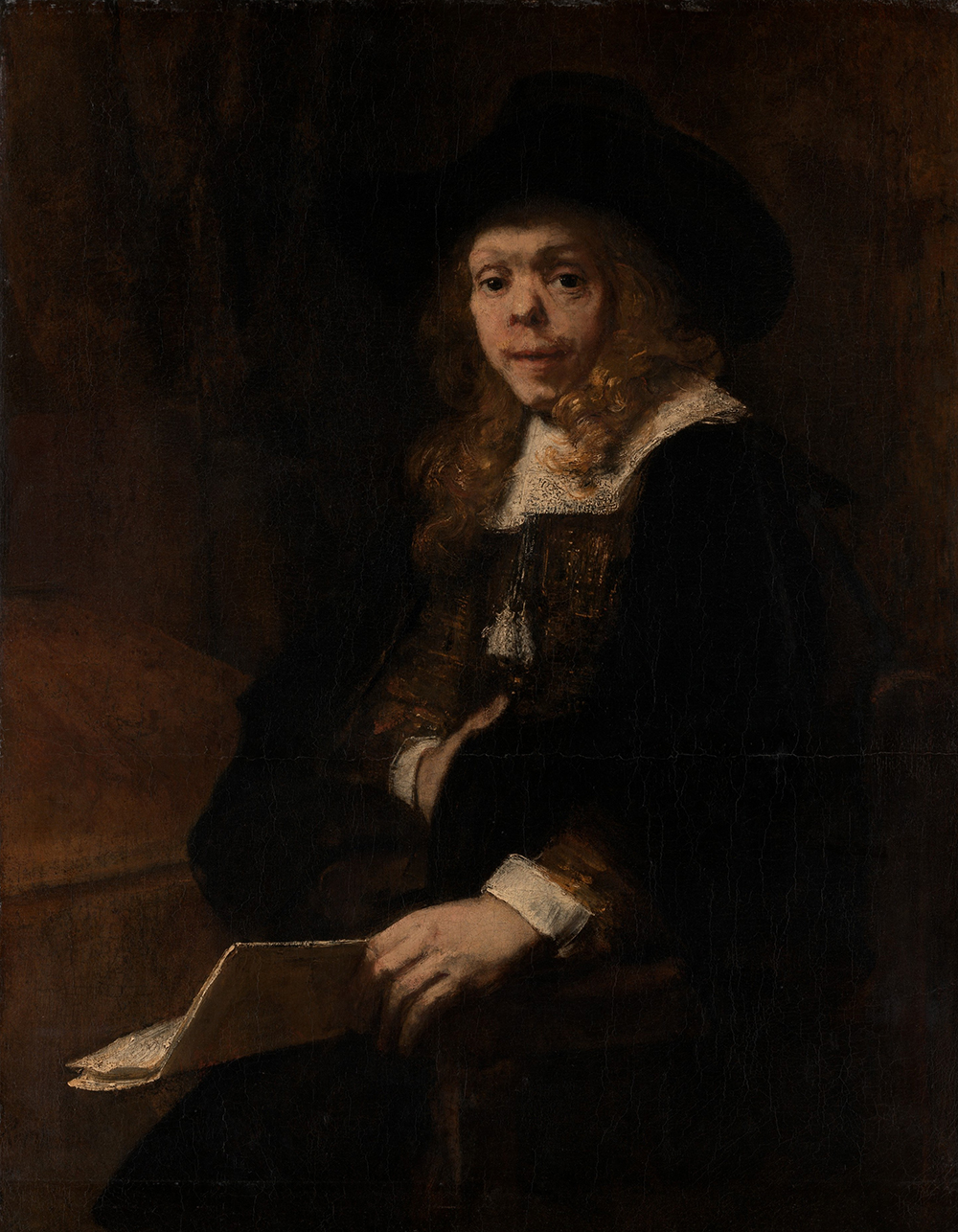 Portrait of Gerard de Lairesse, by Rembrandt van Rijn, c. 1665. 