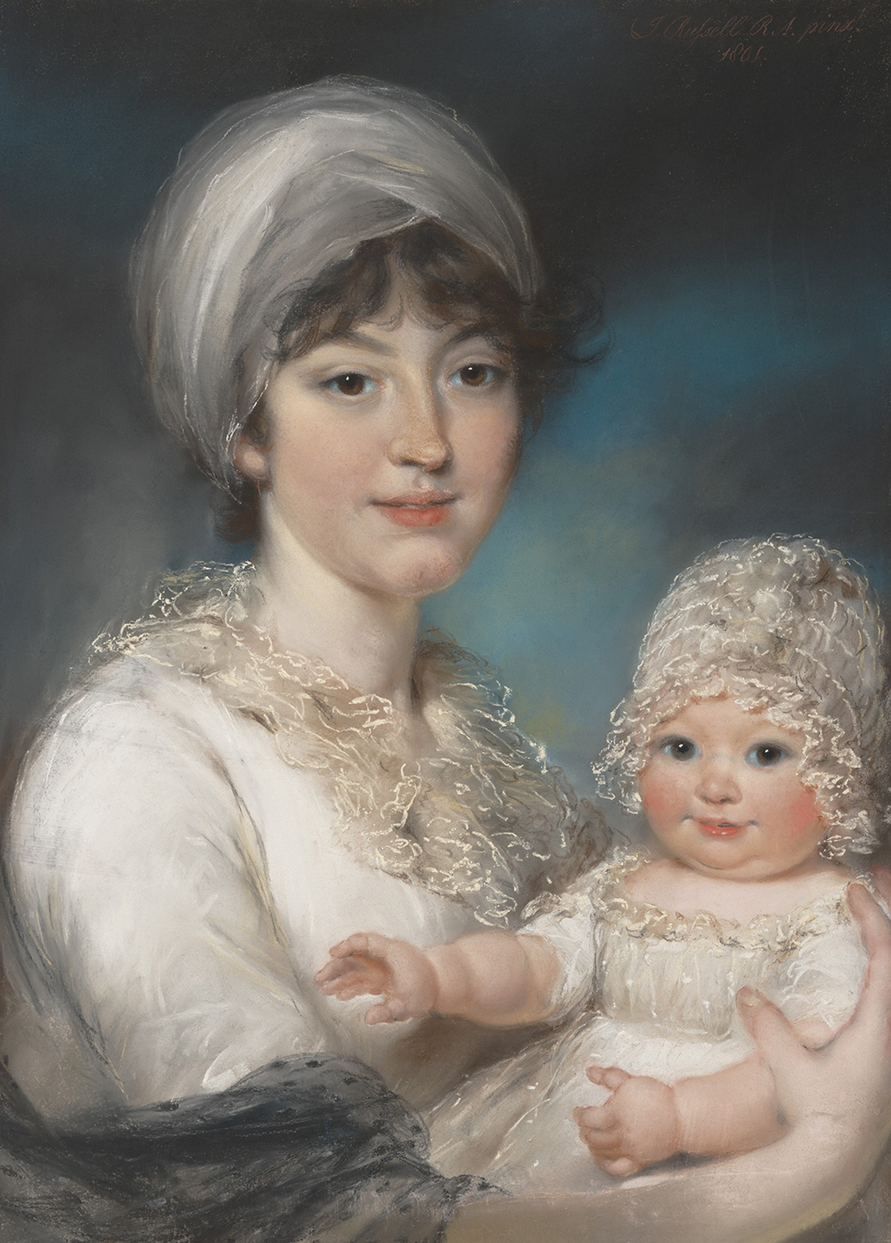 “Henrietta Russell Shurlock and Her Daughter Ann,” by John Russell, 1801. The Metropolitan Museum of Art, Gift of Geoffrey Shurlock, 1967.