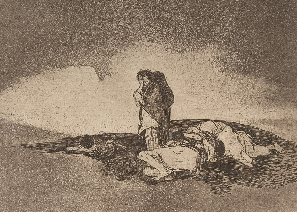 “There Is No One to Help Them,” plate 60 from The Disasters of War, by Francisco Goya, 1810. Metropolitan Museum of Art.