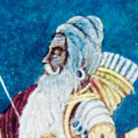 Man with long white beard