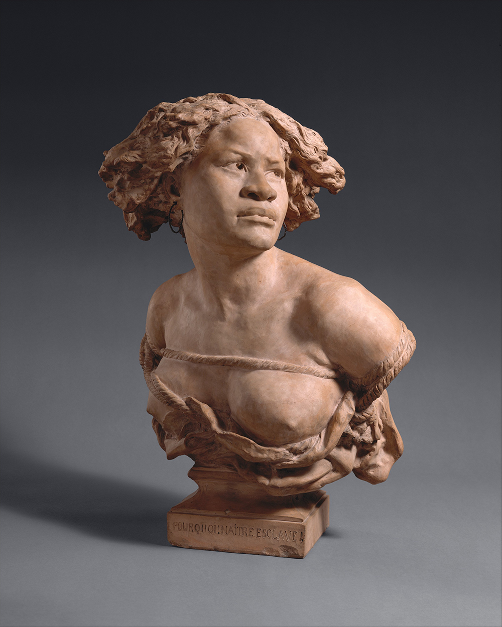 Why Born Enslaved!, by the workshop of Jean-Baptiste Carpeaux, 1872. The Metropolitan Museum of Art, Gift of James S. Deely, 1997, in memory of Patricia Johnson Deely, 1997.